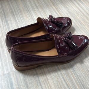 G.H. Bass & Co. Burgundy Tassel Loafers
